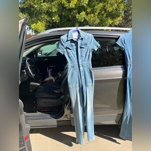 Zara denim jumpsuit small